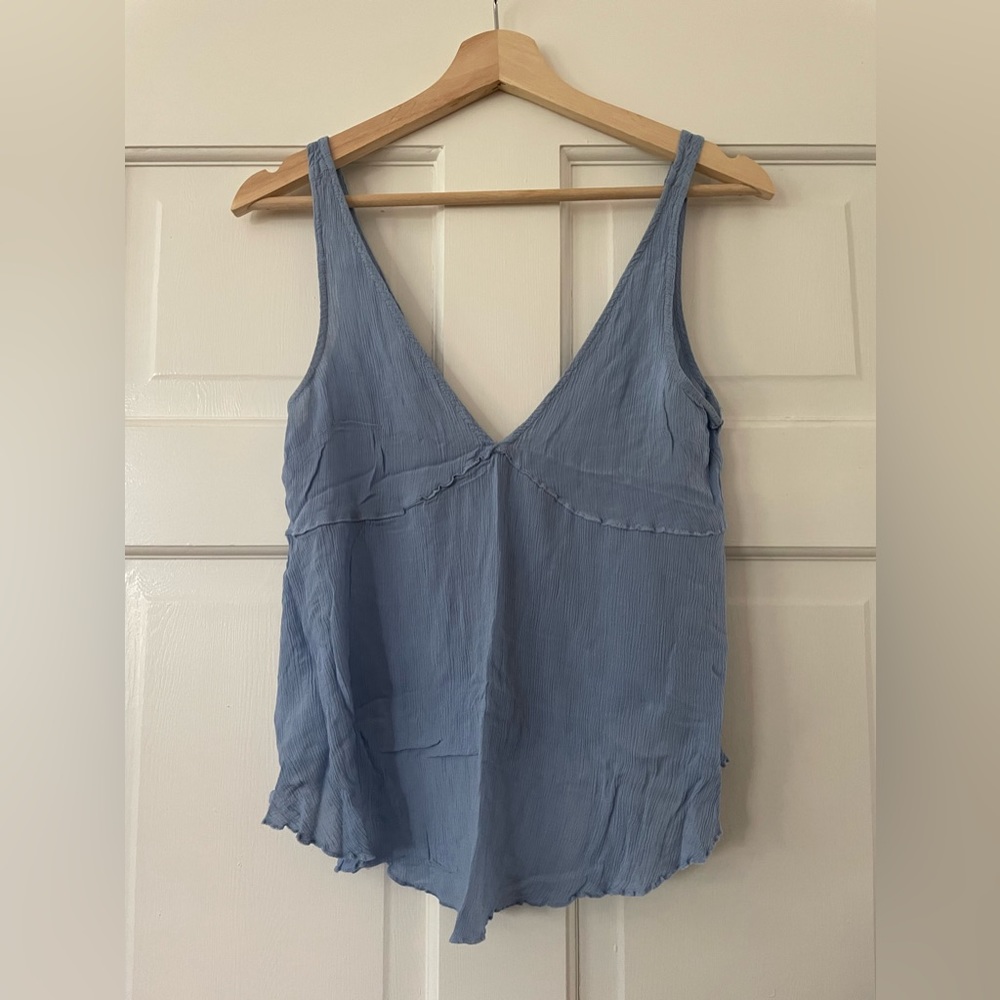 Free People Blue Tank Size XS